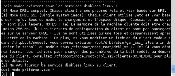 Configuration environnement des clients Clonezilla Server Édition et9