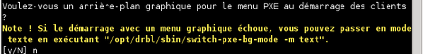 Configuration environnement des clients Clonezilla Server Édition et16