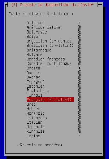 Installation GNU/Linux Debian Squeeze et5