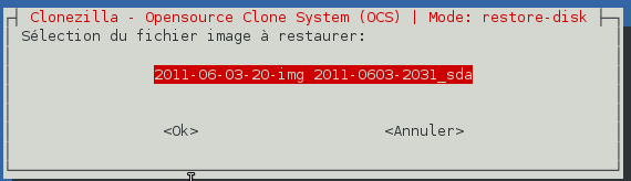 Restauration en réseau avec Clonezilla Server Édition et8