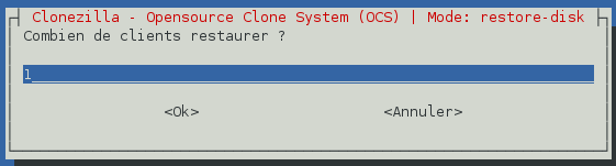 Restauration en réseau avec Clonezilla Server Édition et12