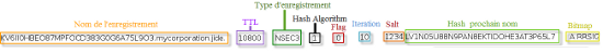 Structure d'un enregistrement NSEC3